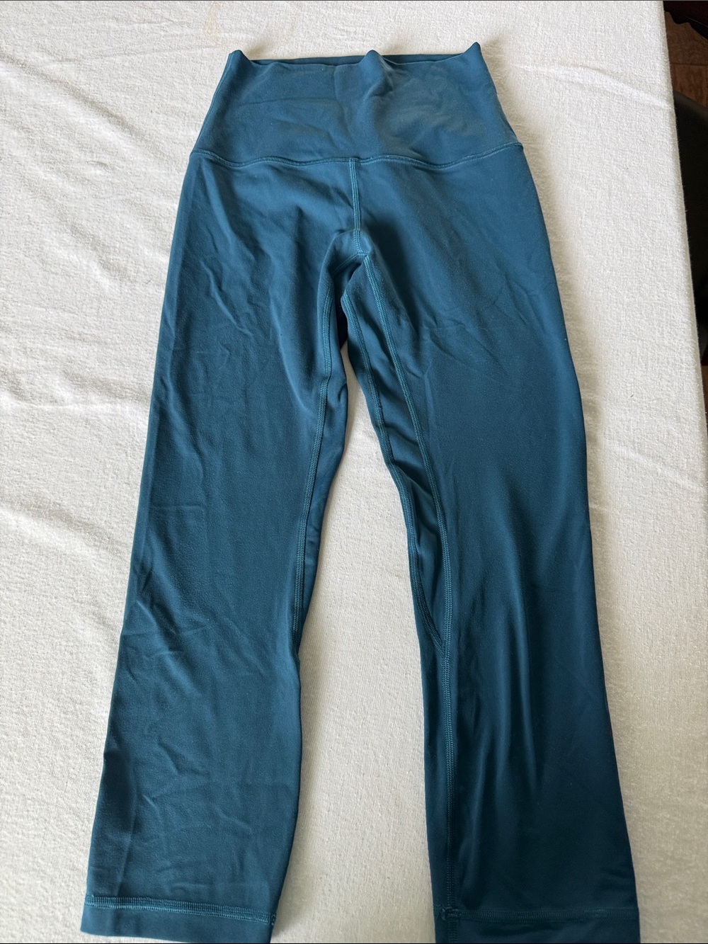 Lululemon Women’s Size 6 Teal High-Waist Active Leggings 23 inch